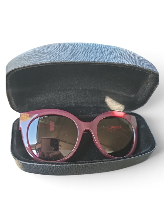 Salvatore Ferragamo Accessories - NWOT Women's Oversized Sunglasses in Burgundy - Salvatore Ferragamo